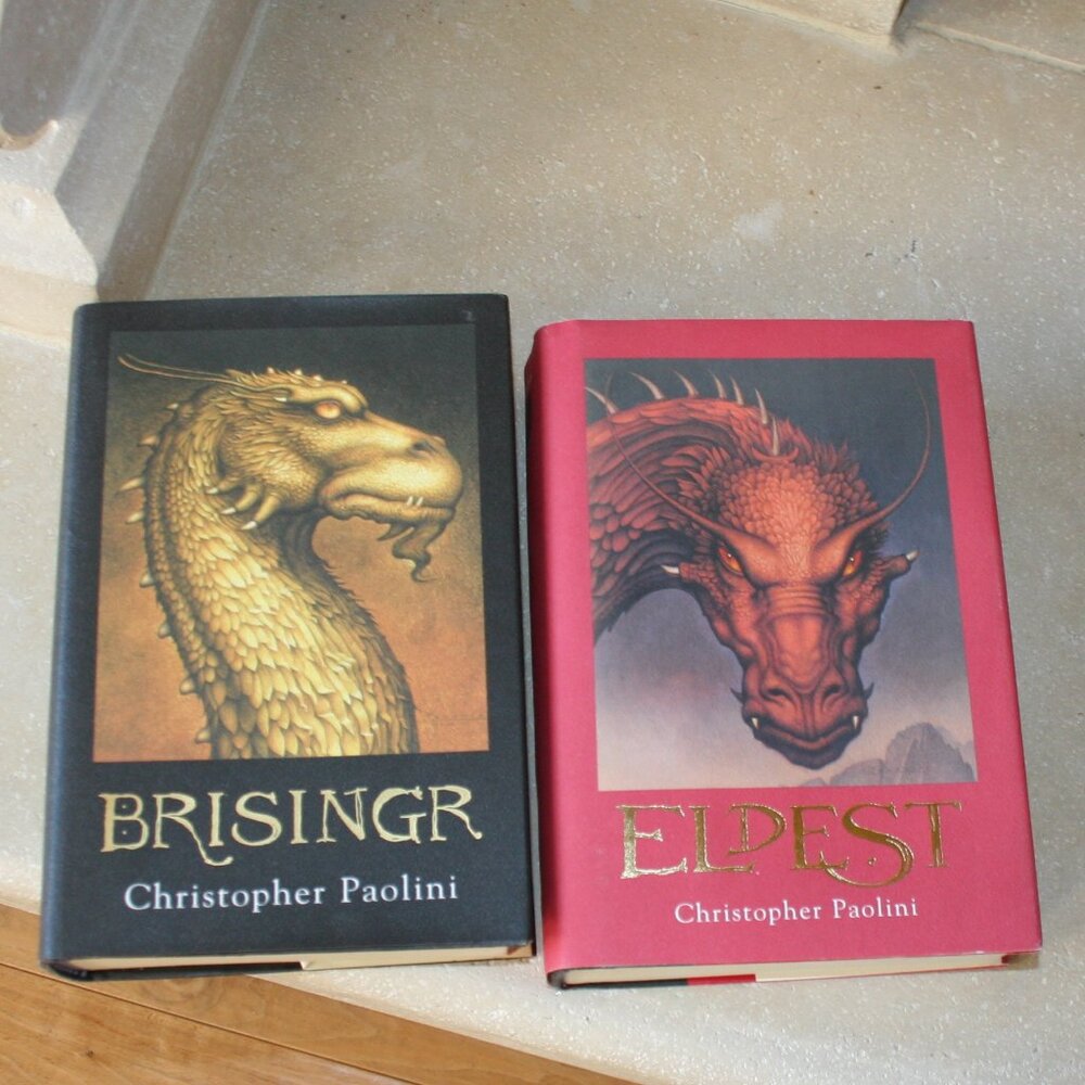 Christopher Paolini - Hardcover Books Eldest & Brisingr